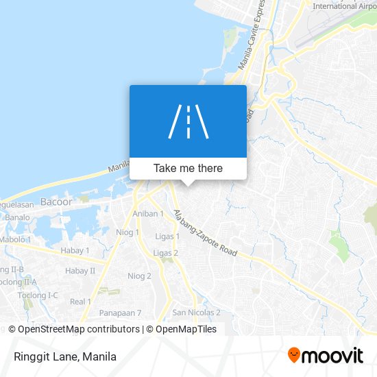 Ringgit Lane map