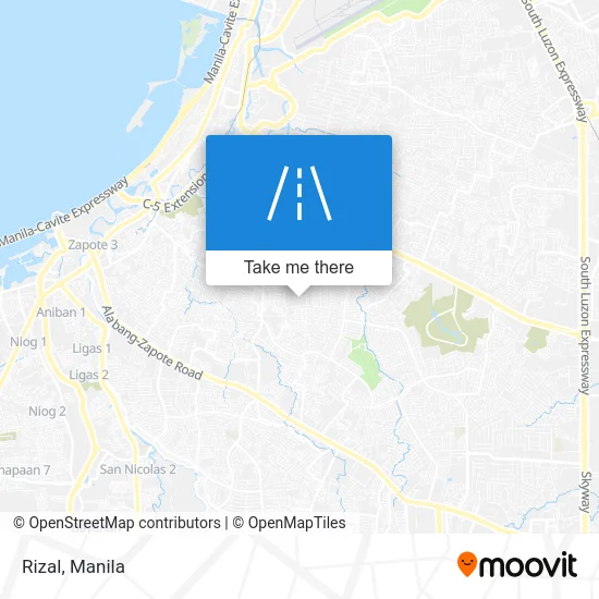 Rizal map