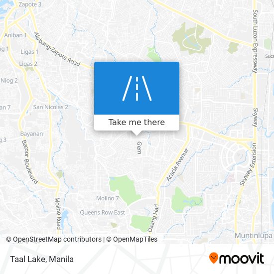 Taal Lake map