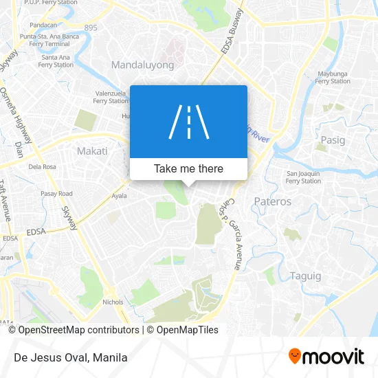 De Jesus Oval map
