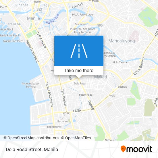 Dela Rosa Street map