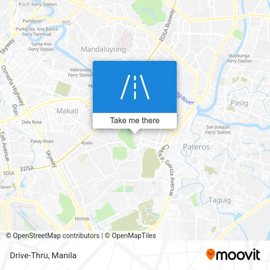 Drive-Thru map