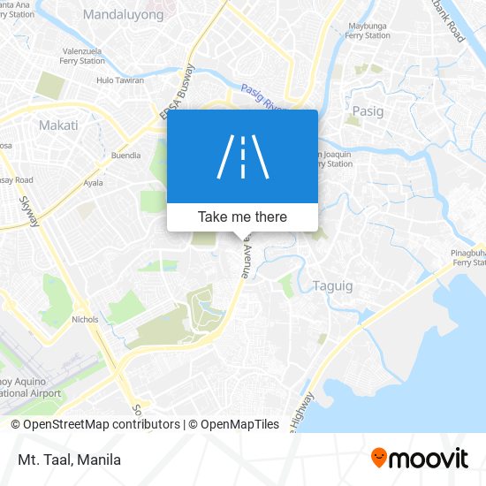 Mt. Taal map