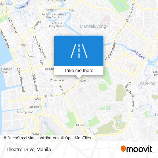 Theatre Drive map