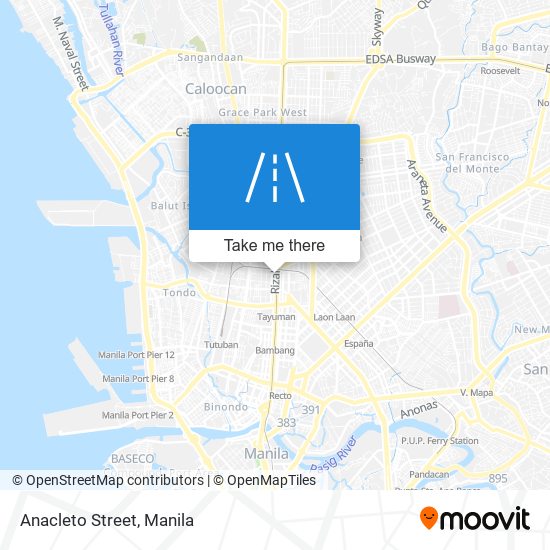 Anacleto Street map