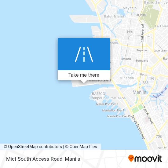 Mict South Access Road map
