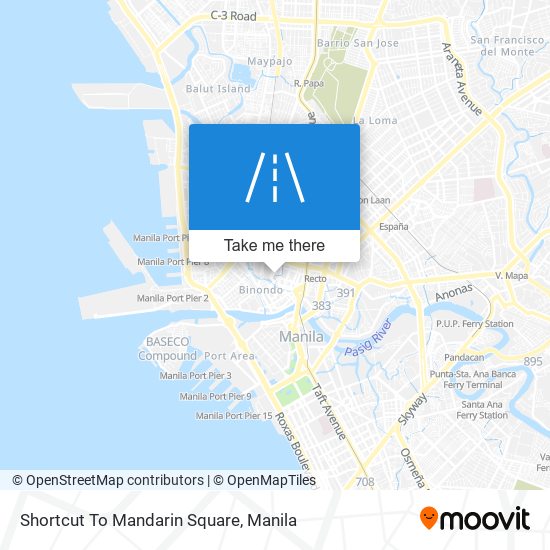 Shortcut To Mandarin Square map