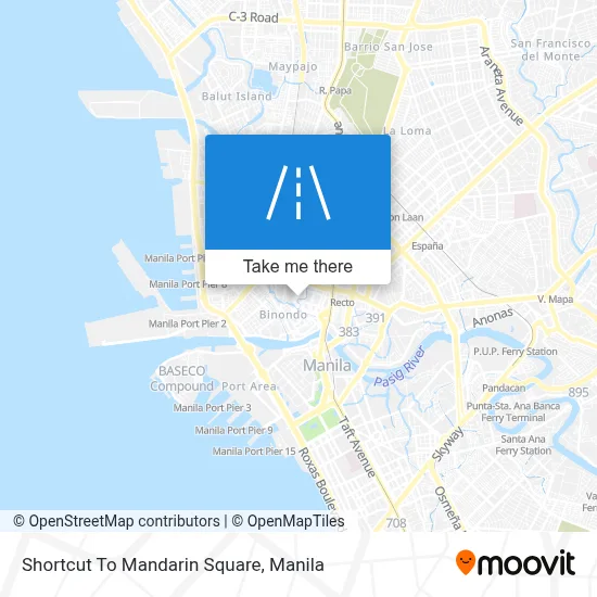 Shortcut To Mandarin Square map