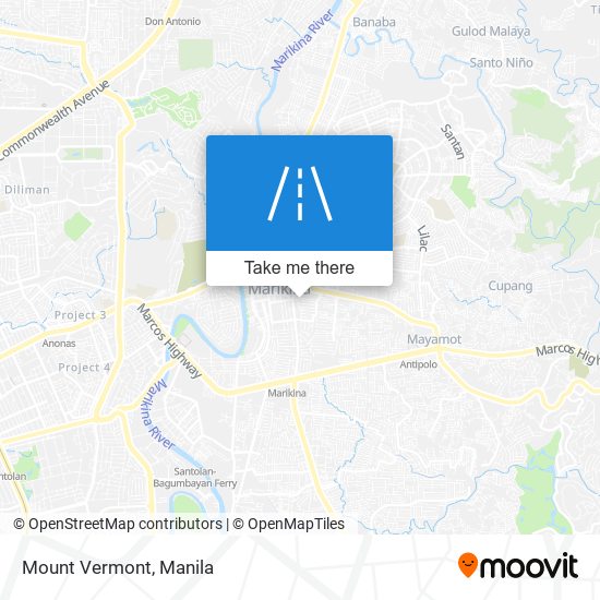 Mount Vermont map