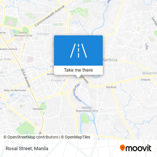 Rosal Street map