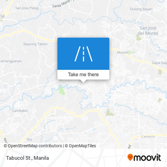 Tabucol St. map