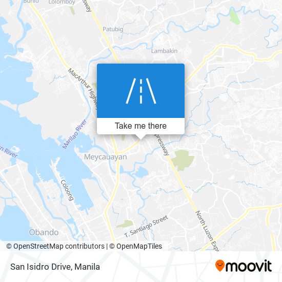 San Isidro Drive map