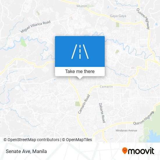 Senate Ave map