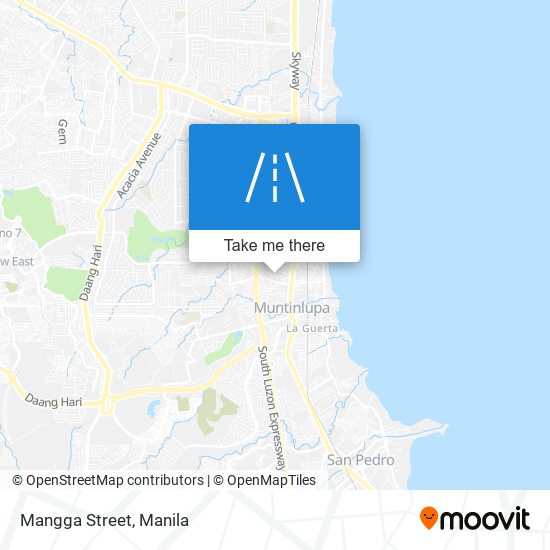 Mangga Street map