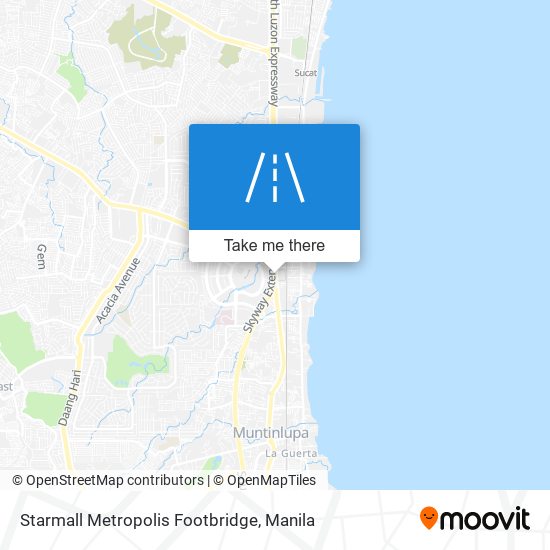 Starmall Metropolis Footbridge map