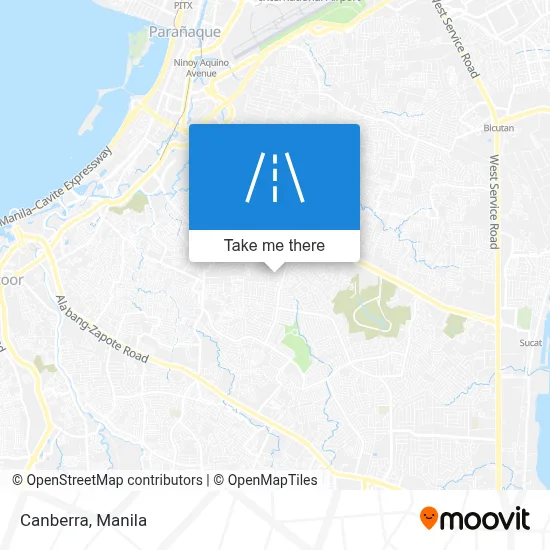 Canberra map