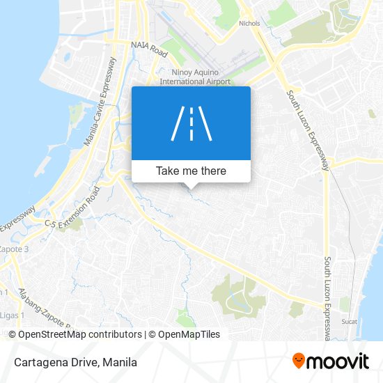 Cartagena Drive map