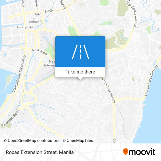 Roxas Extension Street map