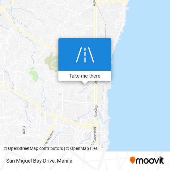 San Miguel Bay Drive map