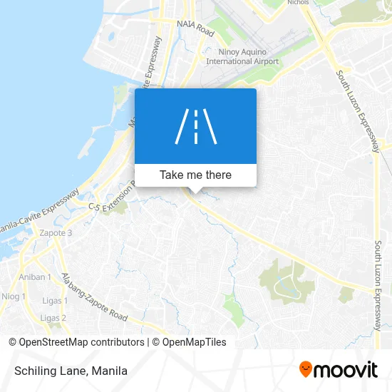 Schiling Lane map