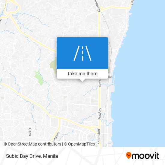 Subic Bay Drive map