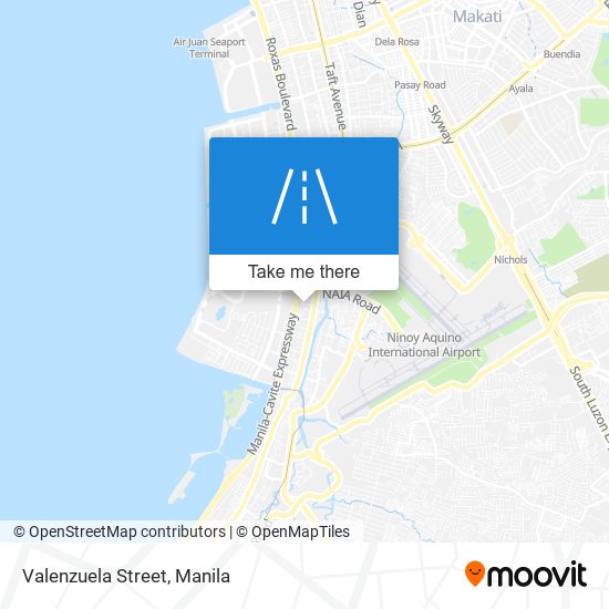 Valenzuela Street map