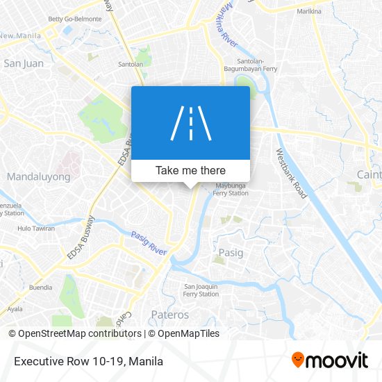 Executive Row 10-19 map