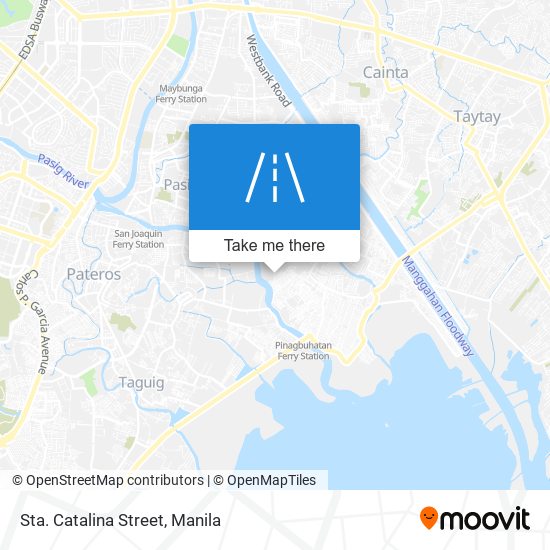 Sta. Catalina Street map