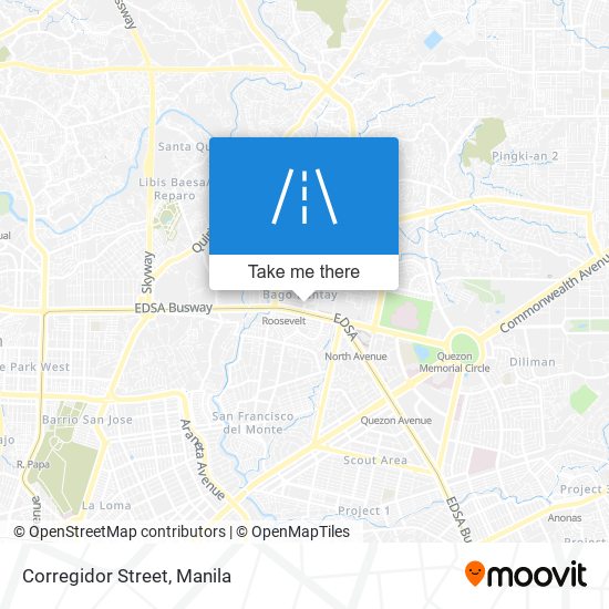 Corregidor Street map
