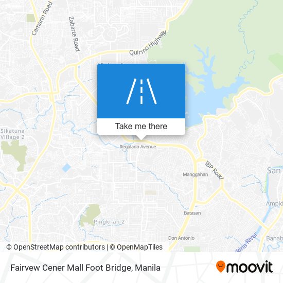 Fairvew Cener Mall Foot Bridge map