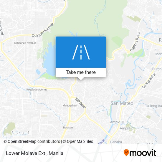 Lower Molave Ext. map