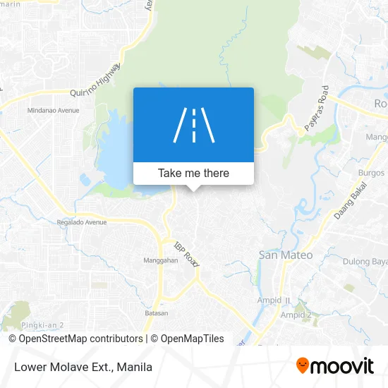 Lower Molave Ext. map