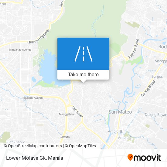 Lower Molave Gk map