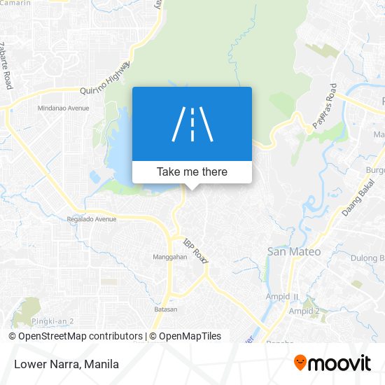 Lower Narra map