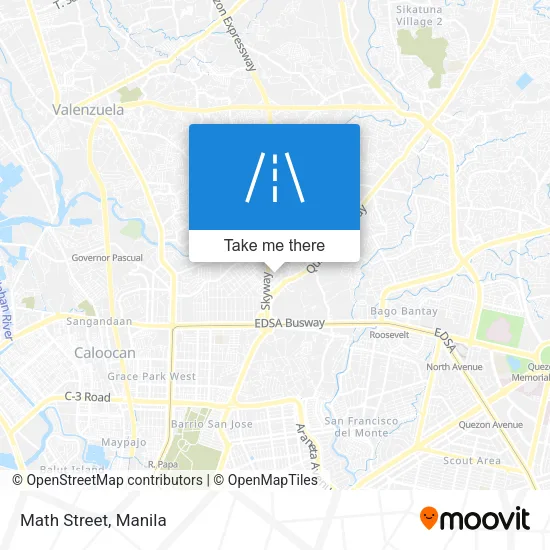 Math Street map