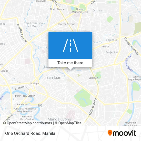 One Orchard Road map