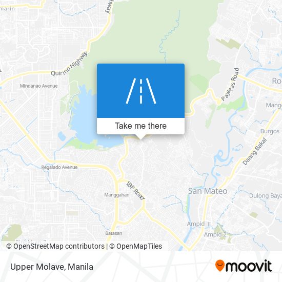 Upper Molave map