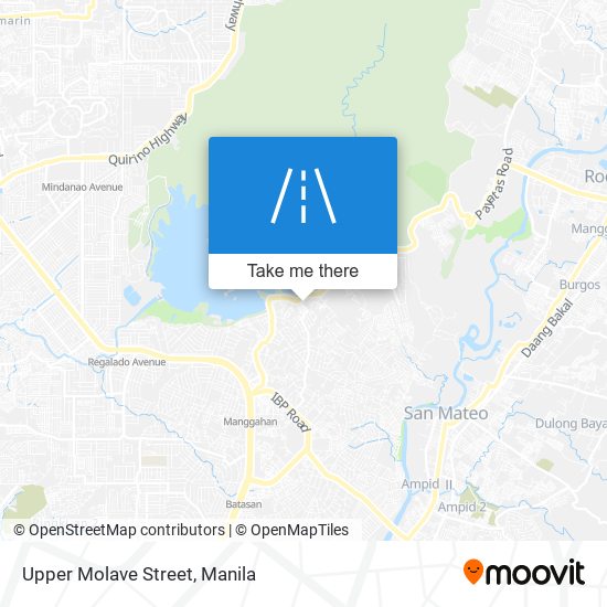 Upper Molave Street map