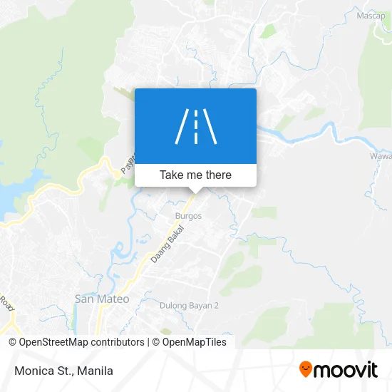 Monica St. map