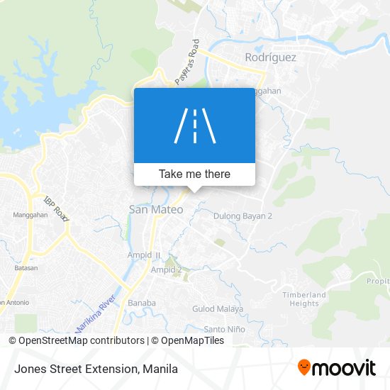 Jones Street Extension map