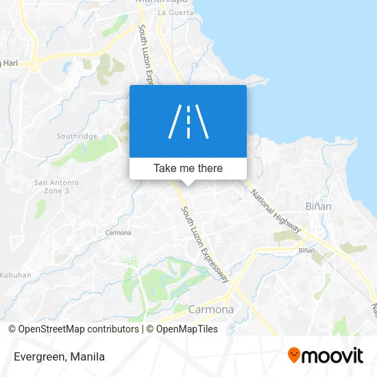 Evergreen map
