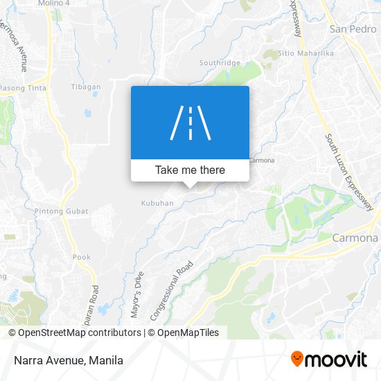 Narra Avenue map