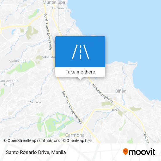 Santo Rosario Drive map