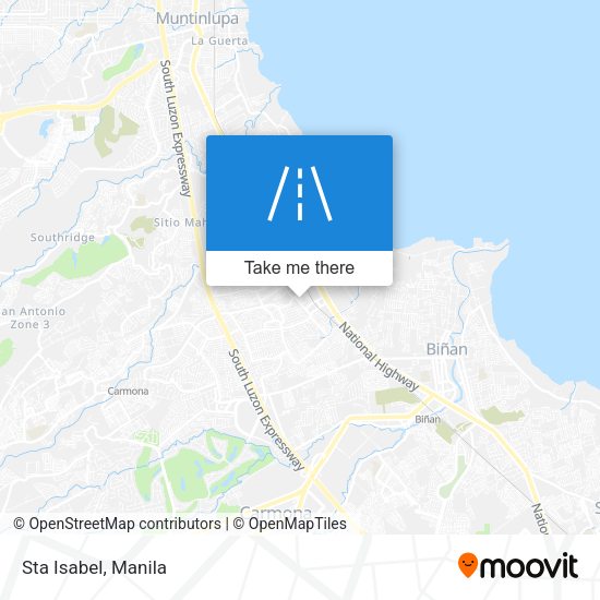 Sta Isabel map