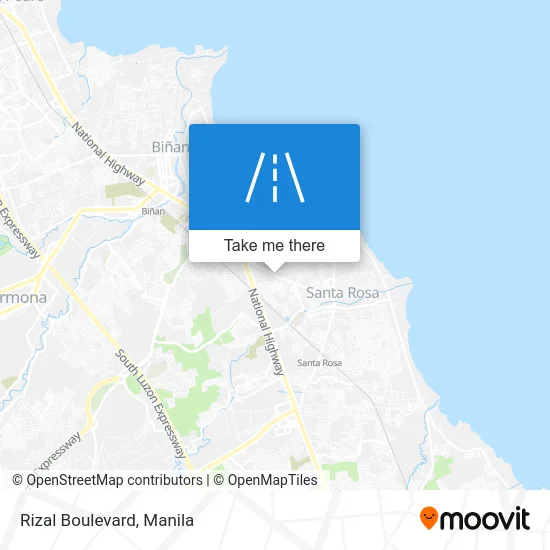 Rizal Boulevard map