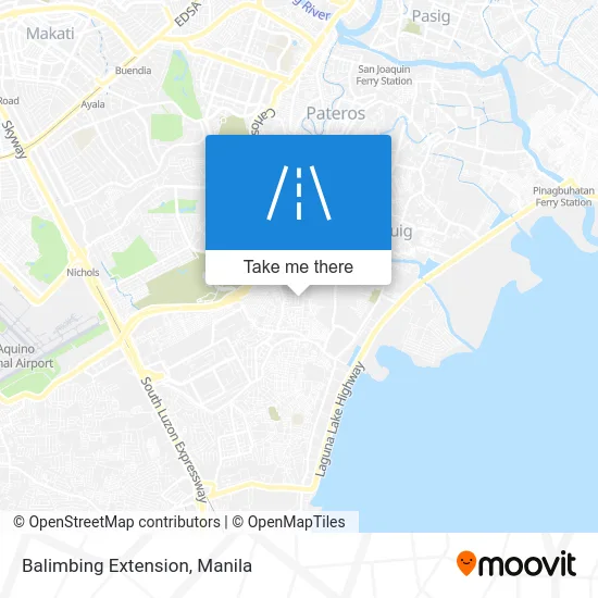 Balimbing Extension map