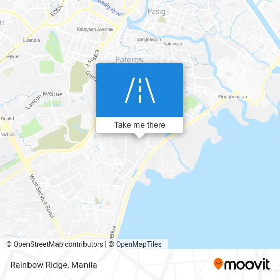Rainbow Ridge map