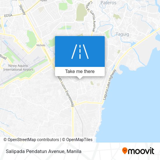 Salipada Pendatun Avenue map
