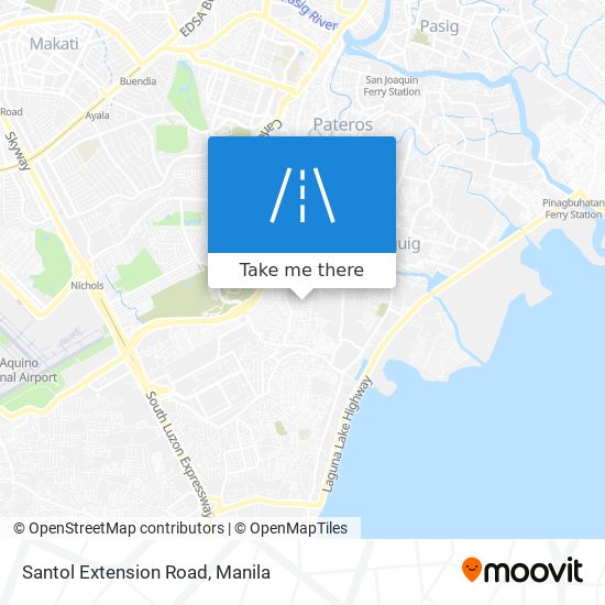 Santol Extension Road map