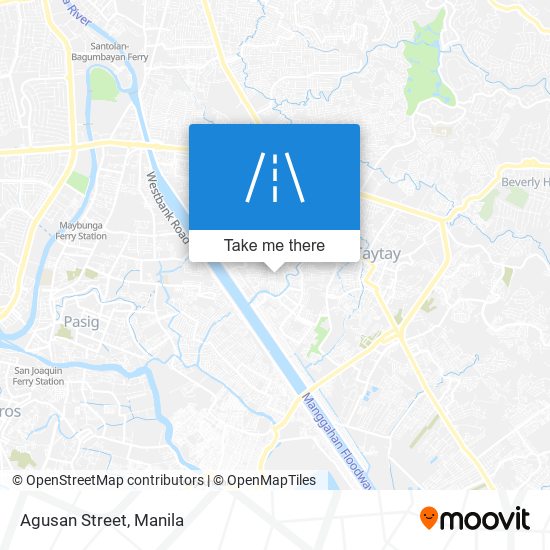Agusan Street map